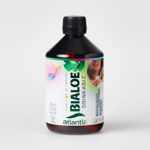 Atlantia Aloe Jus oral d'aloe vera Bialoe 500 ml