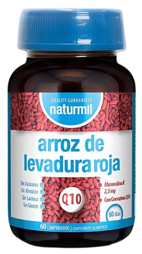 Naturmil Levure de Riz Rouge 60 Comprim&eacute;s