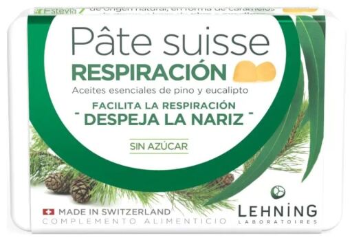 Lehning Pate Suisse Respiration 40 Gummies