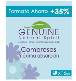 Genuine Compresse de nuit 16 unit&eacute;s