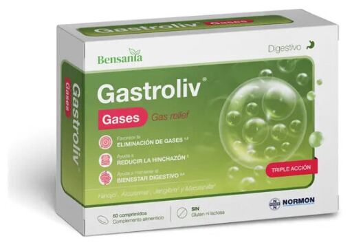 Bensania Gastroliv Gaz 60 Comprim&eacute;s