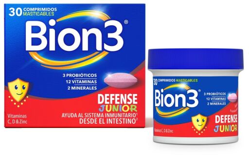 Bion3 D&eacute;fense Junior 30 Comprim&eacute;s &agrave; Croquer