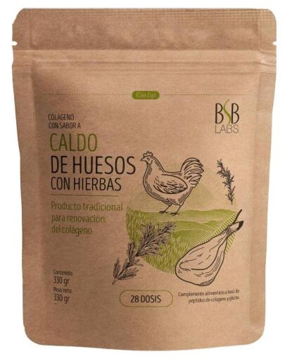 Bsb Labs Bouillon d'Os Collag&egrave;ne aux Herbes 330 gr