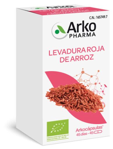Arkopharma Arkog&eacute;lules Levure de Riz Rouge 45 G&eacute;lules