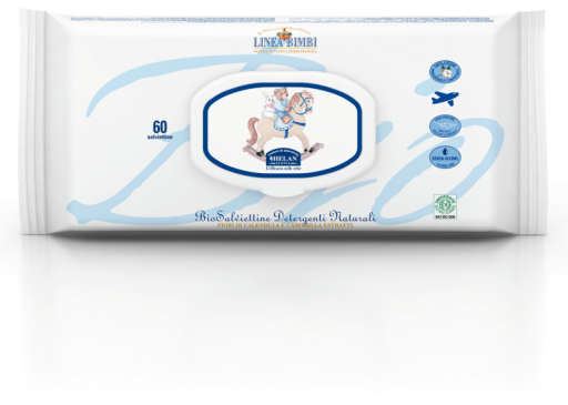 Helan Lingettes Nettoyantes Bio 60 Unit&eacute;s