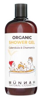 M&uuml;nnah Natural Cosmetics Gel Douche Calendula et Camomille Bio 500 ml