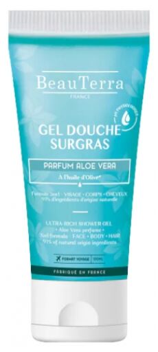 BeauTerra Surgras Parfum Gel Douche Aloe Vera 100 ml