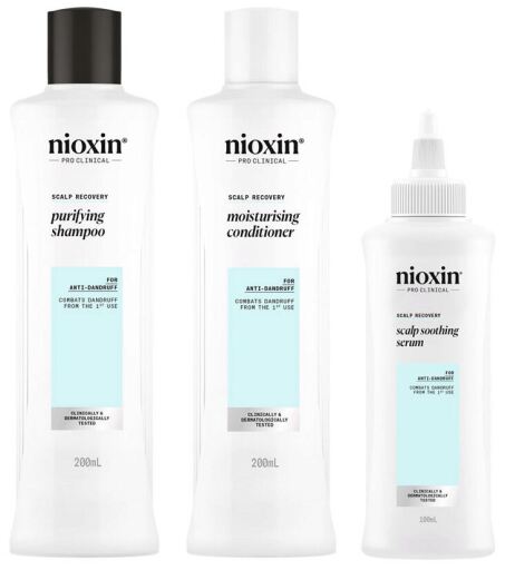 Nioxin Kit Antipelliculaire R&eacute;cup&eacute;ration du Cuir Chevelu 3 Pi&egrave;ces