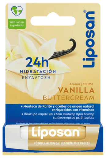 Liposan Baume &agrave; L&egrave;vres Cr&egrave;me au Beurre Vanille 4,8 gr