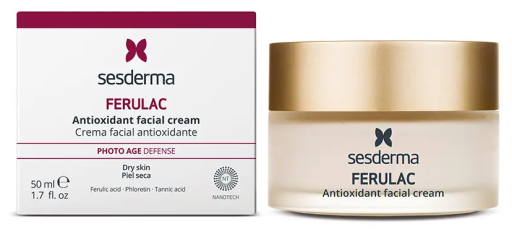 Sesderma Ferulac cr&egrave;me visage antioxydante pour peaux s&egrave;ches 50 ml