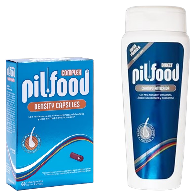 Pilfood Pack Densit&eacute; 60 G&eacute;lules + Shampoing Anti-Chute 200 ml
