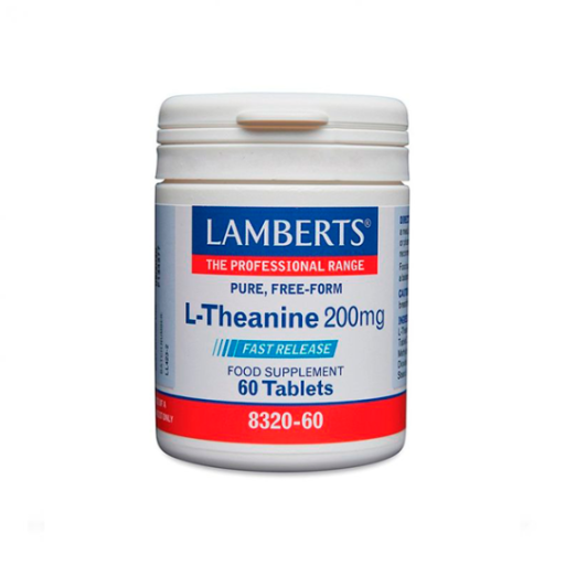 Lamberts L-Th&eacute;anine 200 mg 60 Comprim&eacute;s