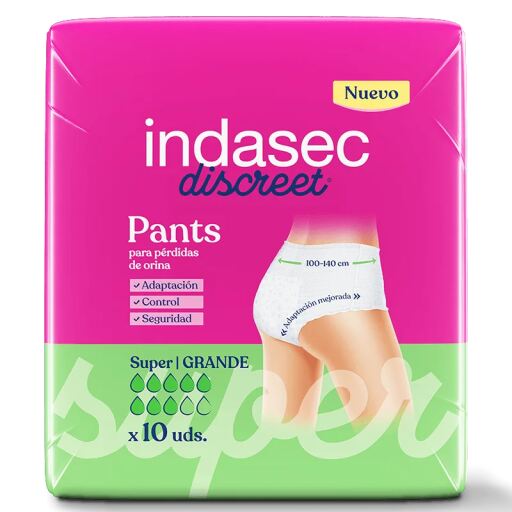 Indasec Pantalon Discret Super Large 10 Unit&eacute;s