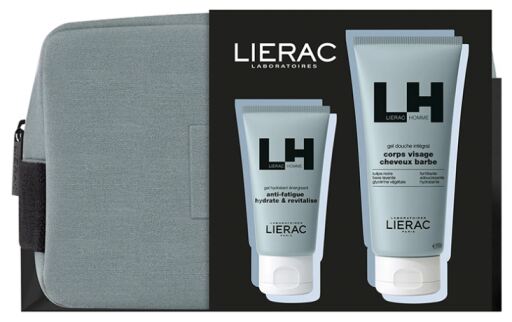 Lierac Trousse de Toilette de No&euml;l Lh Gel &Eacute;nergisant 3 Pi&egrave;ces
