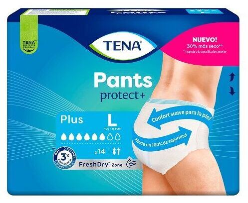 Tena Pantalon Plus Inco T/G 100-135 cm 14 unit&eacute;s