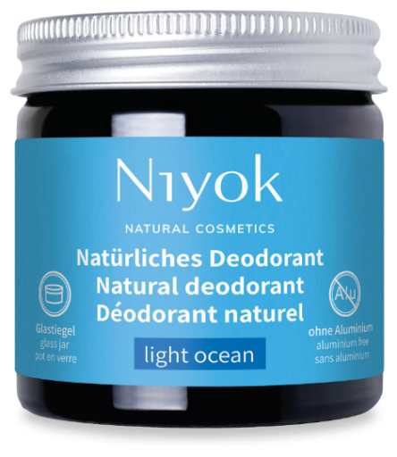 Niyok D&eacute;odorant Cr&egrave;me Protection 2 en 1 Light Ocean 40 ml