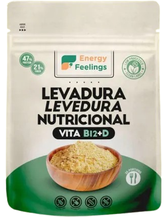 Energy Feelings Vita B12+D Flocons de Levure Nutritionnelle 130 gr