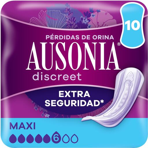 Ausonia Discret Maxi 10 Unit&eacute;s