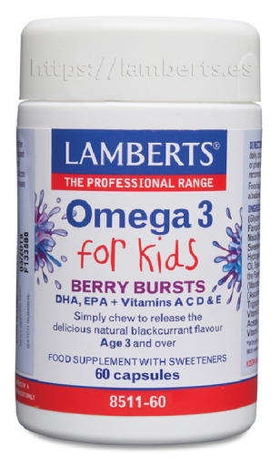 Lamberts Om&eacute;ga 3 Enfants 60 Caps