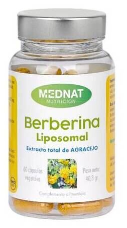 Mednat Nutrici&oacute;n Berb&eacute;rine liposomale 700 mg 60 g&eacute;lules