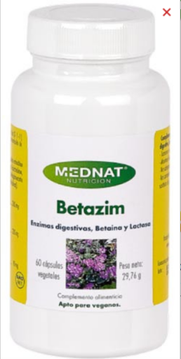 Mednat Nutrici&oacute;n B&eacute;tazim 60 g&eacute;lules