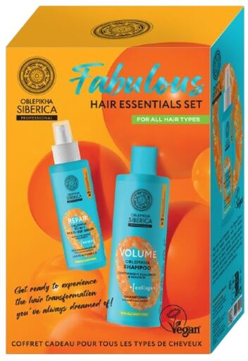 Natura Siberica Ensemble d'essentiels pour cheveux fabuleux 2 pi&egrave;ces