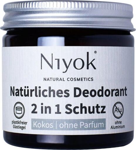 Niyok D&eacute;odorant + Anti-transpirant sans parfum 40 ml