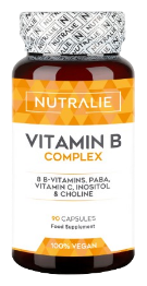 Nutralie Complexe de Vitamines B Vegan 90 G&eacute;lules