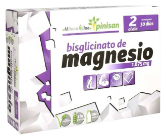 Pinisan Ligne Minera Bisglycinate de Magn&eacute;sium 60 Comprim&eacute;s