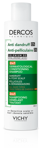 Vichy Dercos Shampooing Revitalisant Antipelliculaire 2 En 1