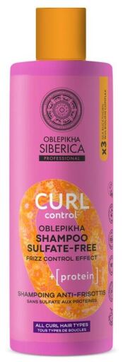 Natura Siberica Oblepikha O Shampooing Contr&ocirc;le des Boucles Sans Sulfate 400 ml