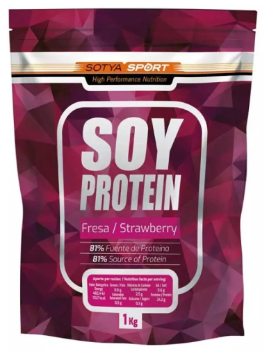Sotya Prot&eacute;ine de soja fraise 1 kg