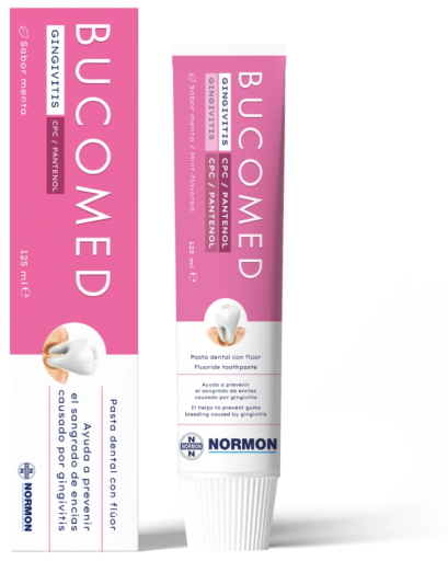 Normon Pack de 2 p&acirc;tes pour gingivite Bucomed 125 ml