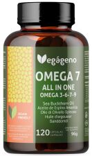 Oméga 7 tout-en-un Oméga 3 6 7 9 Argousier 120 capsules Oméga 7 tout-en-un Oméga 3 6 7 9 Argousier 120 capsules