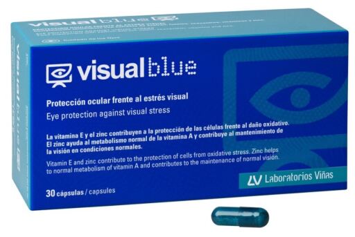 Laboratorios Vi&ntilde;as Visual Blue 30 g&eacute;lules