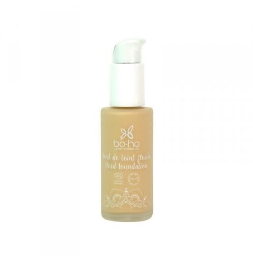 Boho Green Make-Up Base de maquillage fluide 02 Ivoire 30 ml Bio
