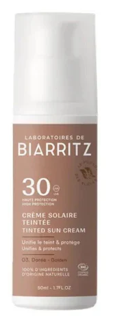 Laboratoires de Biarritz Cr&egrave;me Visage Dor&eacute;e Alga Maris SPF 30 50 ml