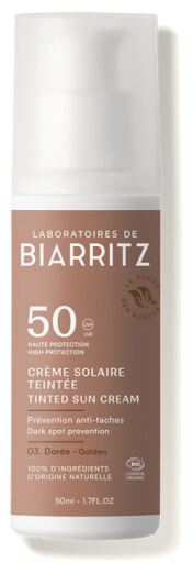Laboratoires de Biarritz Cr&egrave;me Visage Dor&eacute;e Alga Maris SPF 50 50 ml