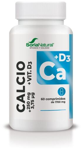 Soria Natural Calcium + D3 60 comprim&eacute;s
