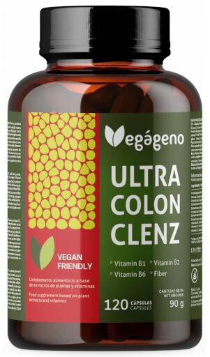 Veg&aacute;geno Ultra Colon Clenz 120 g&eacute;lules