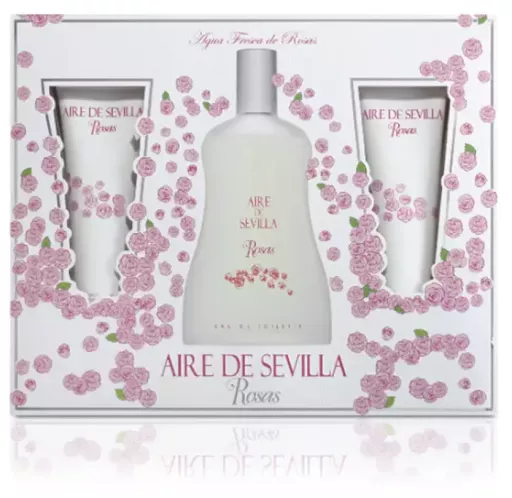 Coffret cadeau de roses (3 pi&egrave;ces)