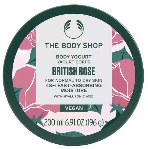 The Body Shop Yaourt corporel &agrave; la rose britannique 200 ml