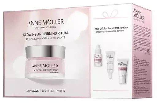 Anne M&ouml;ller Coffret Rituel Stimul&acirc;ge Illuminateur et Raffermissant 4 Pi&egrave;ces