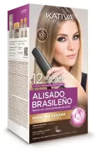 Coffret professionnel de lissage br&eacute;silien Pro Blonde 6 pi&egrave;ces
