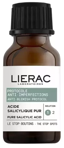 Lierac Protocole anti-imperfections Stop aux boutons Acide salicylique pur 15 ml
