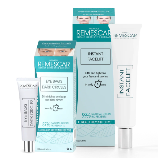 Remescar Pack Poches et Cernes 8 ml + Lifting Visage 40 ml