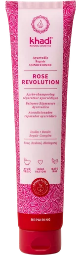 Khadi Apr&egrave;s-shampoing Rose Revolution 200 ml