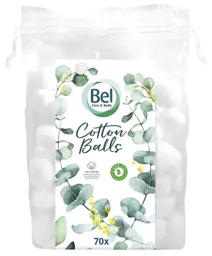 Boules de coton de qualit&eacute; sup&eacute;rieure, 70 unit&eacute;s