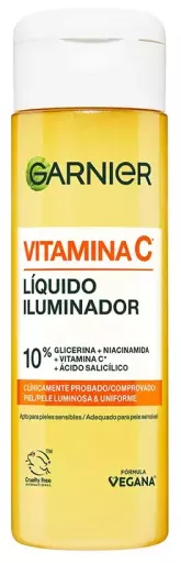 Garnier Liquide illuminateur &agrave; la vitamine C pour un teint lumineux et uniforme 120 ml