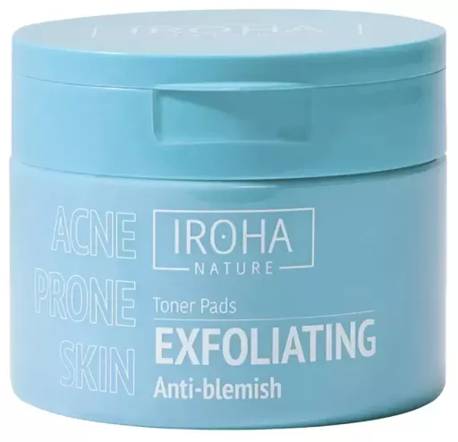 Iroha Disques toniques exfoliants pour peaux &agrave; tendance acn&eacute;ique - 50 unit&eacute;s